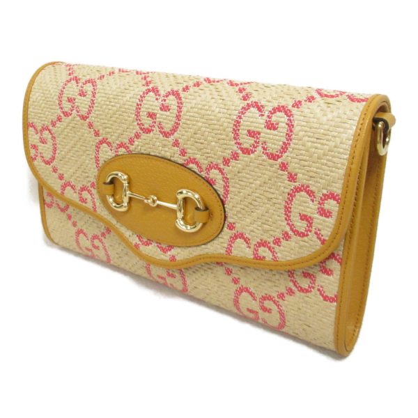 2107600982687 5 Gucci Shoulder Bag Leather and Straw Beige Yellow