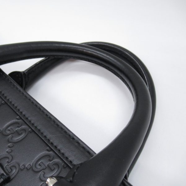 2107600997667 10 Gucci Guccissima Tote Bag Leather Black