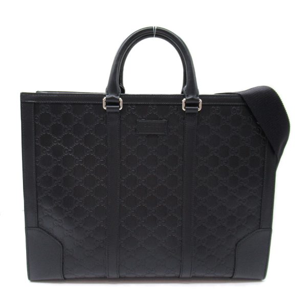 2107600997667 4 Gucci Guccissima Tote Bag Leather Black