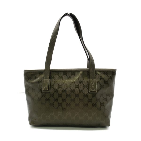 2118400117858 3 Gucci Tote Bag PVC Coated Canvas Tote Bag Khaki