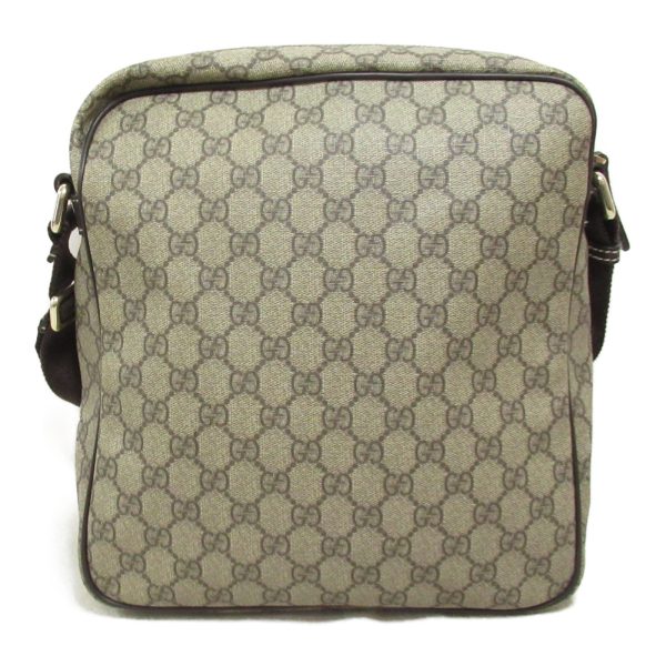 2118400128106 3 Gucci GG Supreme Shoulder Bag PVC Leather GG Canvas Beige