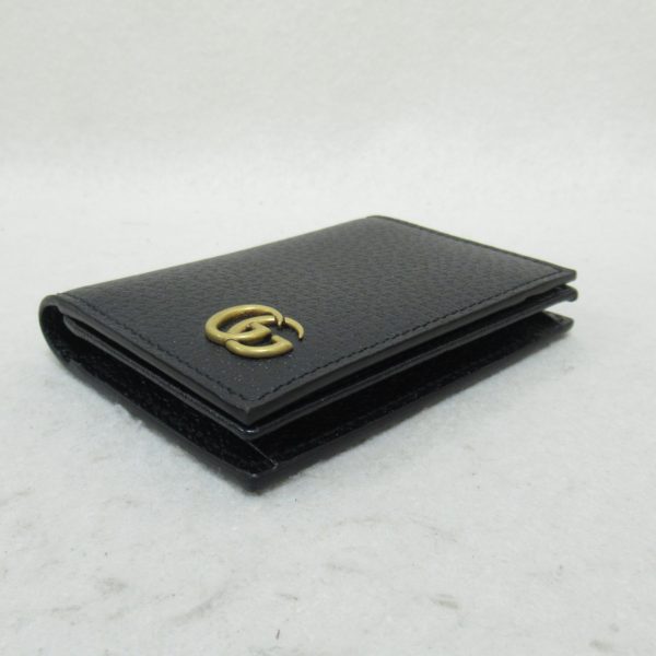 2118400131335 4 Gucci GG Marmont Business Card Holder Leather Black