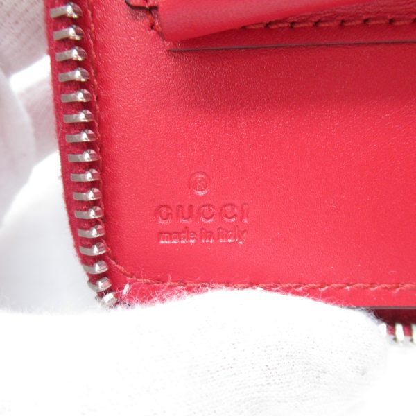 2118800091611 10 Gucci Guccissima Travel Case Leather Travel Case Red