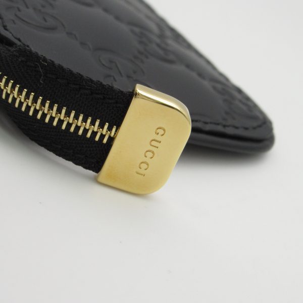 2118800098214 6 Gucci Guccissima Coin Case Wallet Leather Black