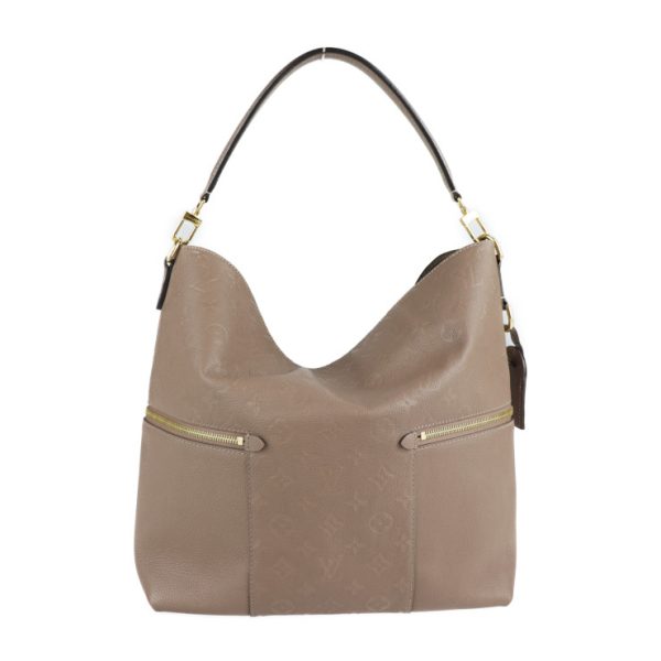 2127123007329 3 Louis Vuitton Melie Monogram Empreinte Leather Shoulder Bag 2way Tote Bag Taupe Glace