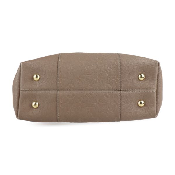 2127123007329 4 Louis Vuitton Melie Monogram Empreinte Leather Shoulder Bag 2way Tote Bag Taupe Glace