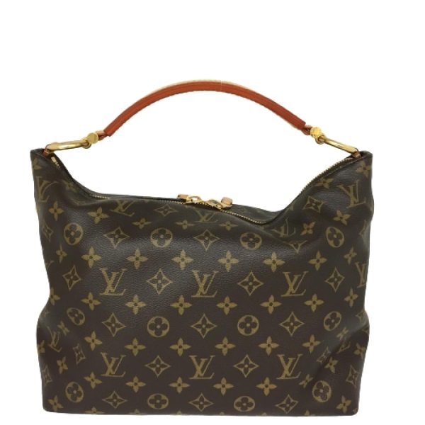 2174200026967 03 LOUIS VUITTON Sully PM Shoulder Bag Brown Monogram