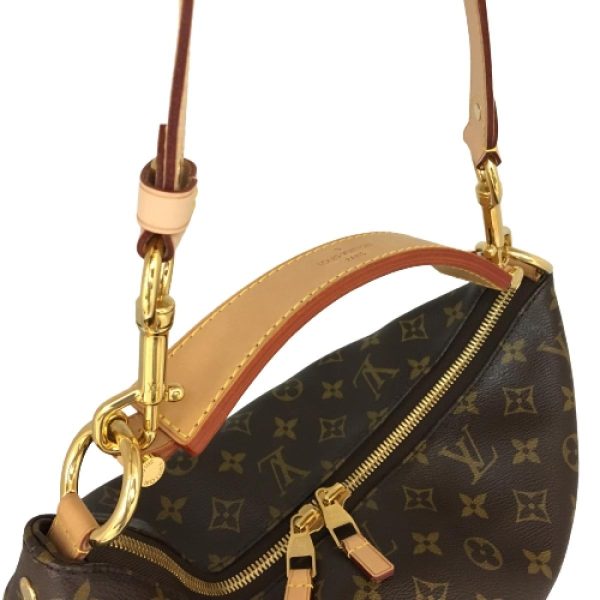 2174200026967 07 LOUIS VUITTON Sully PM Shoulder Bag Brown Monogram