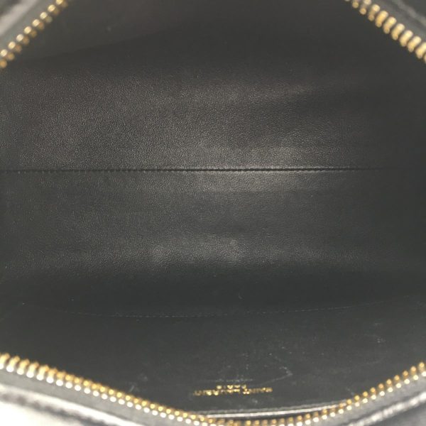 2175700032472 12 YVES SAINT LAURENT Baby Cabas Handbag Black Gold fittings Cowhide