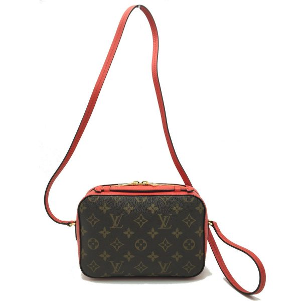 2175900078249 01 Louis Vuitton gold hardware Saintonge Monogram Coquelicot Shoulder Bag Red