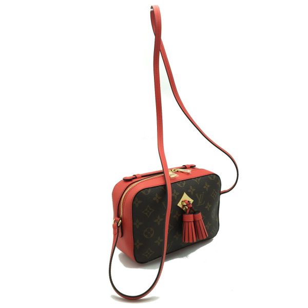 2175900078249 03 Louis Vuitton gold hardware Saintonge Monogram Coquelicot Shoulder Bag Red