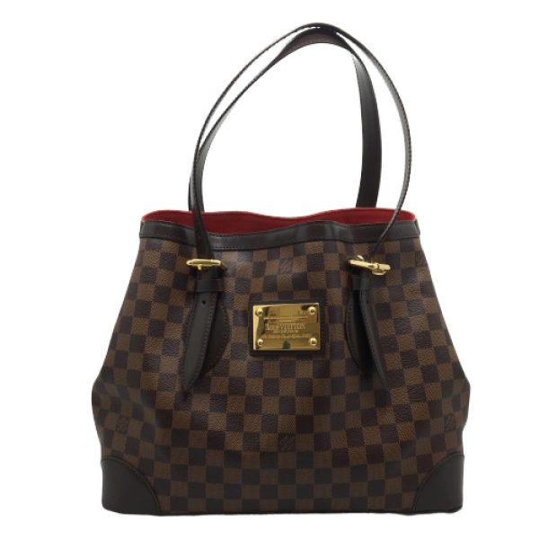 2175900078393 00 Louis Vuitton Hampstead MM Tote Bag Damier Brown