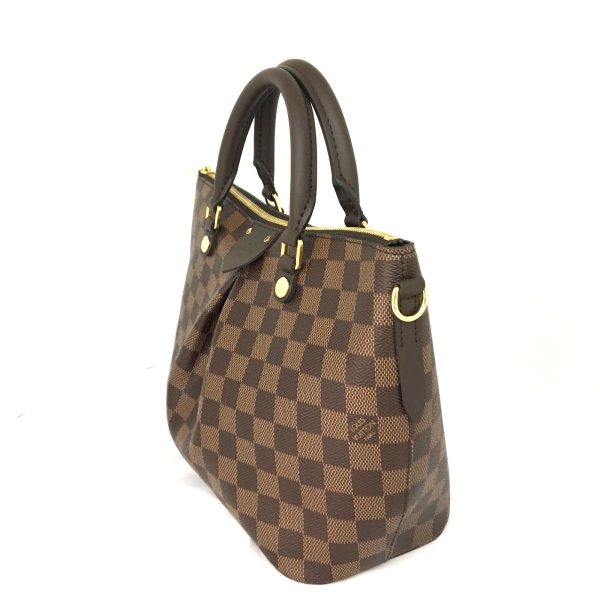 2175900087838 01 Louis Vuitton Siena 2WAY Damier Shoulder Bag Brown