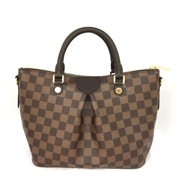 2175900087838 02 Louis Vuitton Siena 2WAY Damier Shoulder Bag Brown