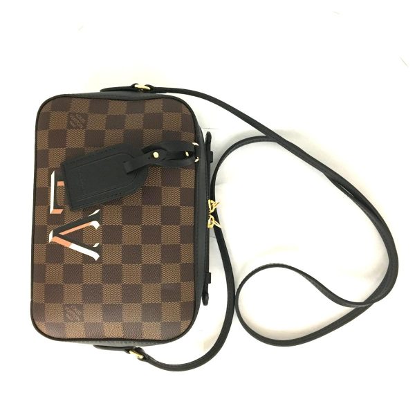 2175900087968 10 Louis Vuitton Santa Monica Damier Noir Shoulder Bag Brown