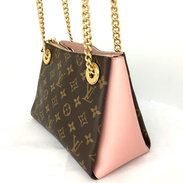 2175900091729 01 Louis Vuitton Surene BB Chain Monogram x Rose Poodle Shoulder Bag brown