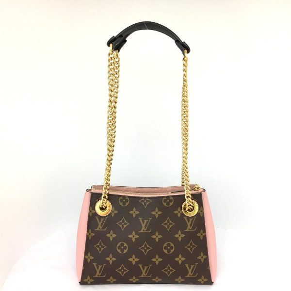 2175900091729 02 Louis Vuitton Surene BB Chain Monogram x Rose Poodle Shoulder Bag brown