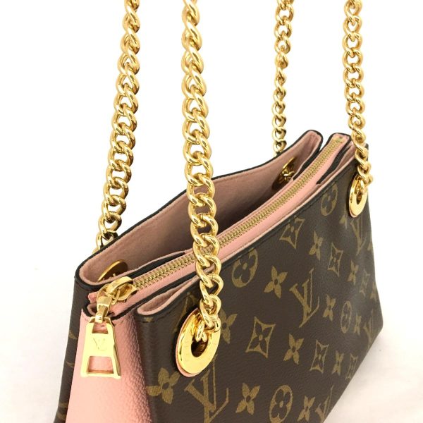 2175900091729 03 Louis Vuitton Surene BB Chain Monogram x Rose Poodle Shoulder Bag brown