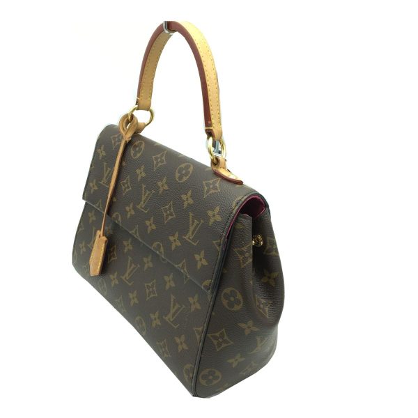 2176100033014 02 Louis Vuitton Cluny BB Shoulder Bag Monogram Handbag Brown