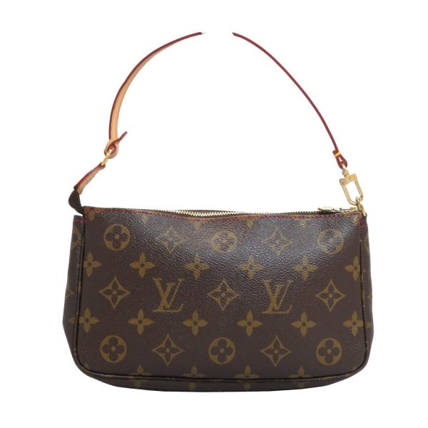 2176100072747 01 Louis Vuitton Accessory pouch Monogram Cherry Shoulder Bag Brown