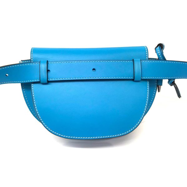 2176100101676 01 Loewe Gate Bum Bag Waist Bag Leather Waist Pouch Sky Blue