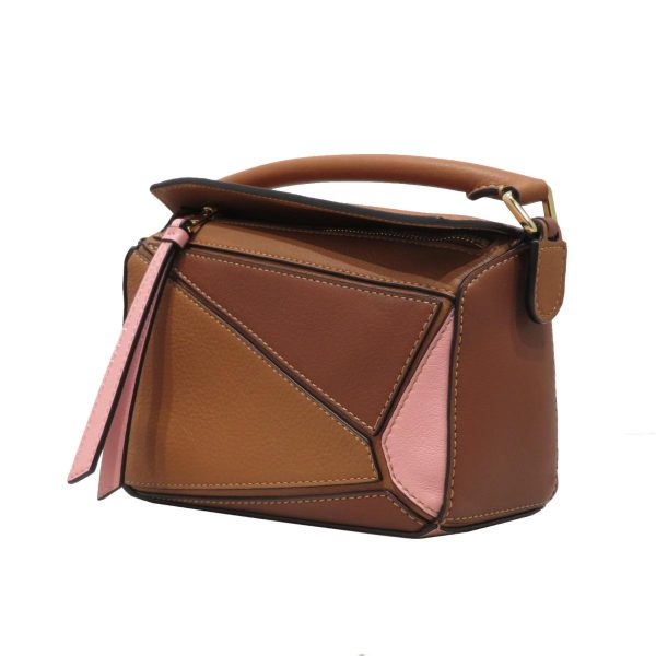 2176100101935 02 Loewe leather Mini Hand Shoulder bag Brown