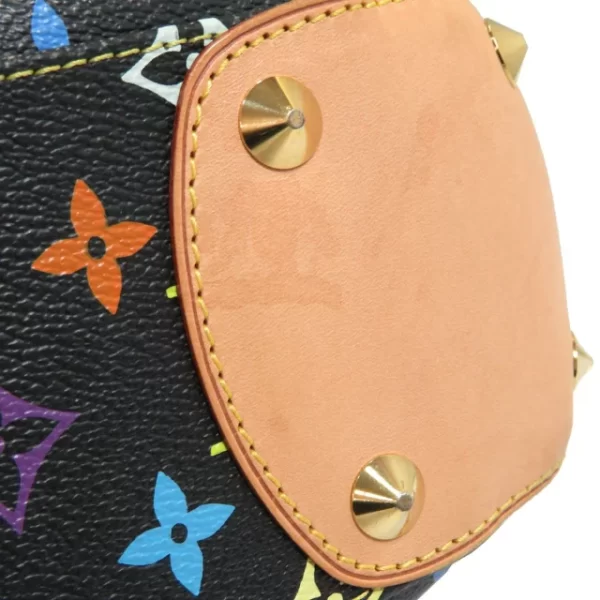 2176200000862 14 Louis Vuitton Judy PM Multicolor Leather Shoulder Bag Black