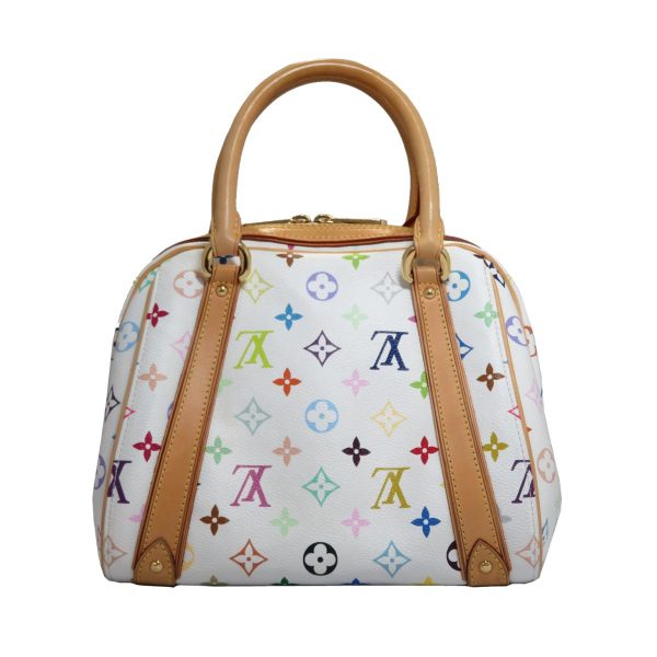 2176200001258 01 Louis Vuitton Priscilla Handbag Monogram Multicolor White