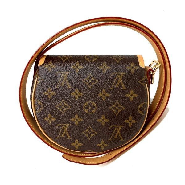 2176500055234 01 Louis Vuitton Tambourine Tan Blanc Monogram Shoulder Bag Brown