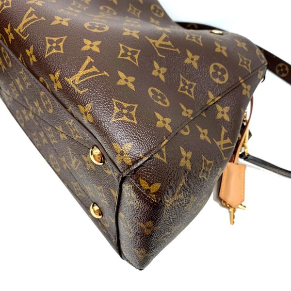 2176500056361 10 Louis Vuitton Montaigne MM 2WAY Handbag Monogram Shoulder Bag Brown