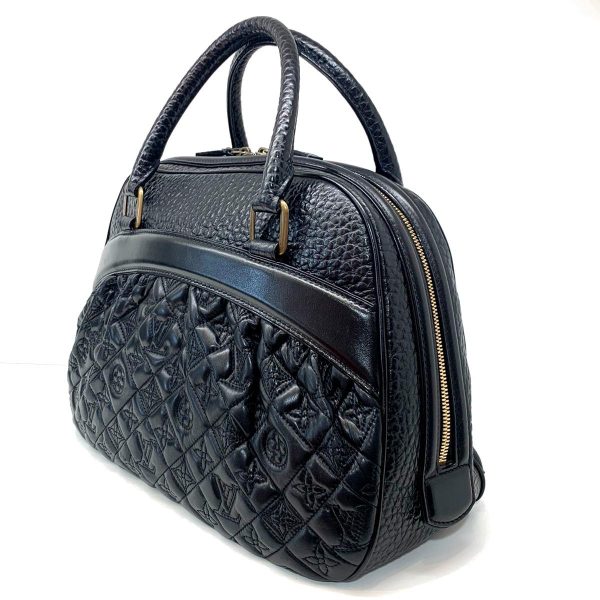 2176500057146 02 Louis Vuitton Monogram Vienna Black Noir Gold hardware Mini Boston Handbag Black