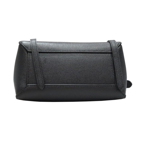 2176500061532 03 CELINE Belt Bag Nano Handbag Shoulder Bag Black Leather