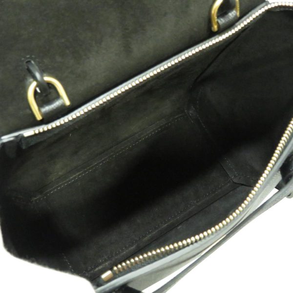 2176500061532 10 CELINE Belt Bag Nano Handbag Shoulder Bag Black Leather