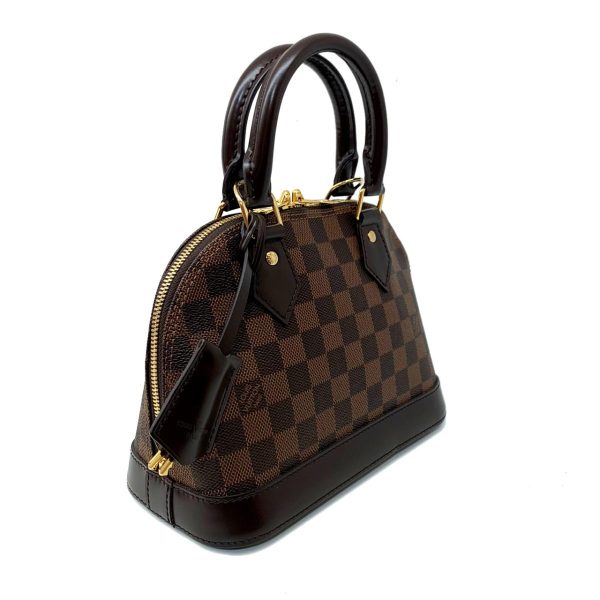 2176500061730 03 Louis Vuitton Alma BB 2way Handbag Damier Shoulder Bag Brown