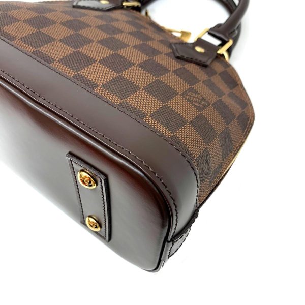 2176500061730 07 Louis Vuitton Alma BB 2way Handbag Damier Shoulder Bag Brown