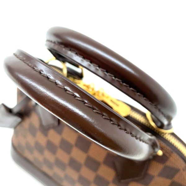 2176500061730 12 Louis Vuitton Alma BB 2way Handbag Damier Shoulder Bag Brown