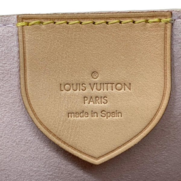 2176500065370 06 LOUIS VUITTON Girolatta Shoulder Bag White x Pink Gold Hardware Damier Azur