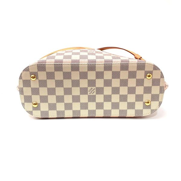 2176500065370 14 LOUIS VUITTON Girolatta Shoulder Bag White x Pink Gold Hardware Damier Azur