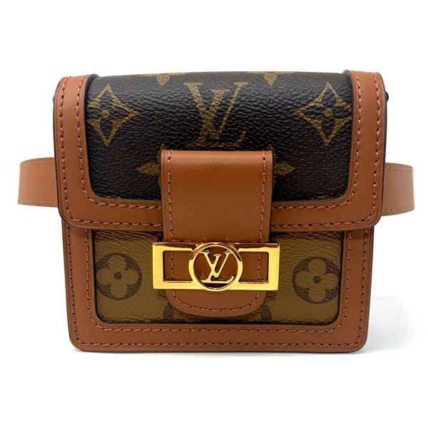 2176500065769 00 Louis Vuitton Bumbag Dauphine BB Pouch Monogram Reverse Shoulder Bag Brown