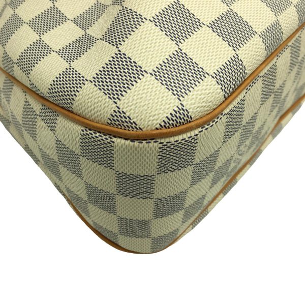 2176500071890 05 Louis Vuitton Siracusa PM Damier Azur Shoulder Bag White