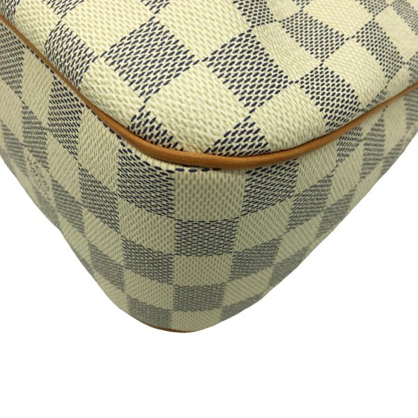 2176500071890 06 Louis Vuitton Siracusa PM Damier Azur Shoulder Bag White