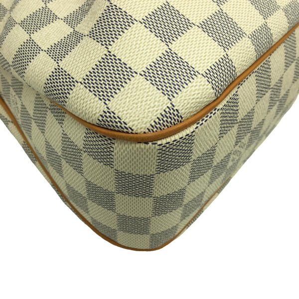 2176500071890 07 Louis Vuitton Siracusa PM Damier Azur Shoulder Bag White