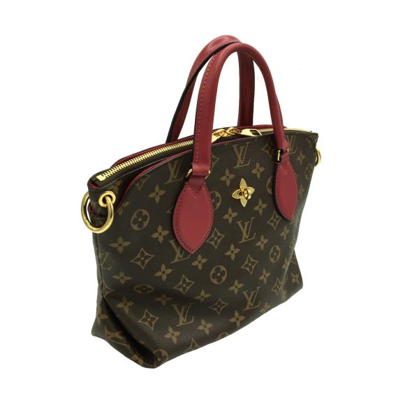 2176700038853 04 Louis Vuitton Flower Zip Tote Bag Monogram Handbag Brown