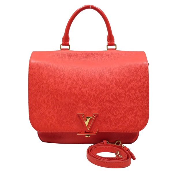 2177000005323 17 Louis Vuitton Volta Handbag Taurillon Shoulder Bag Red