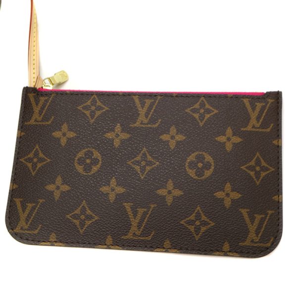 2195 9 Louis Vuitton Neverfull PM Tote Bag Monogram Canvas Pivoine Brown Pink LV