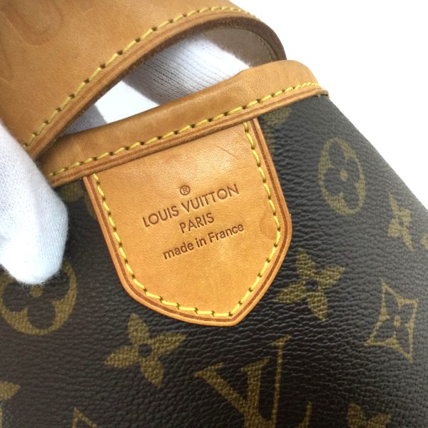 22 2042 13 Louis Vuitton Delightful PM Monogram Canvas One Shoulder Bag Brown