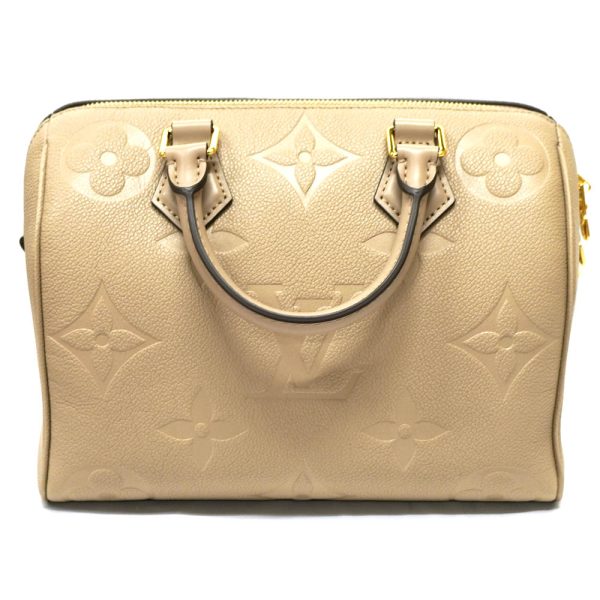 22 2213 1 Louis Vuitton Speedy Bandouliere 25 Monogram Empreinte Handbag Beige