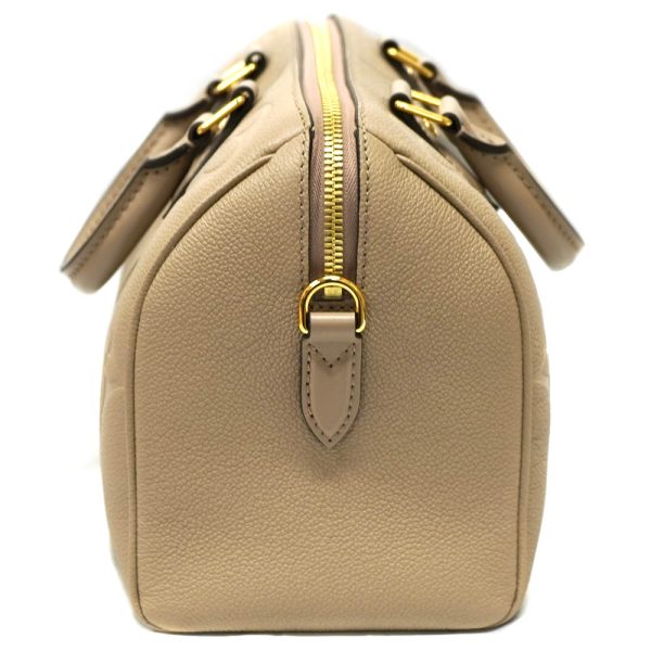 22 2213 4 Louis Vuitton Speedy Bandouliere 25 Monogram Empreinte Handbag Beige