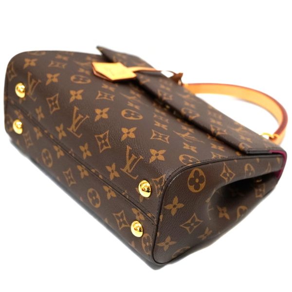 22 2852 6 Louis Vuitton Womens Cluny BB 2 Way Handbag Shoulder Bag Monogram Canvas Brown Pink