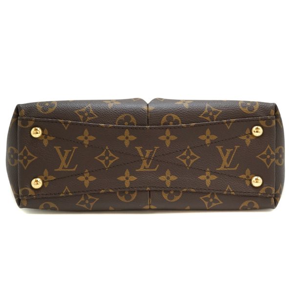 22 5 4 Louis Vuitton V Tote BB Monogram Canvas Handbag Brown